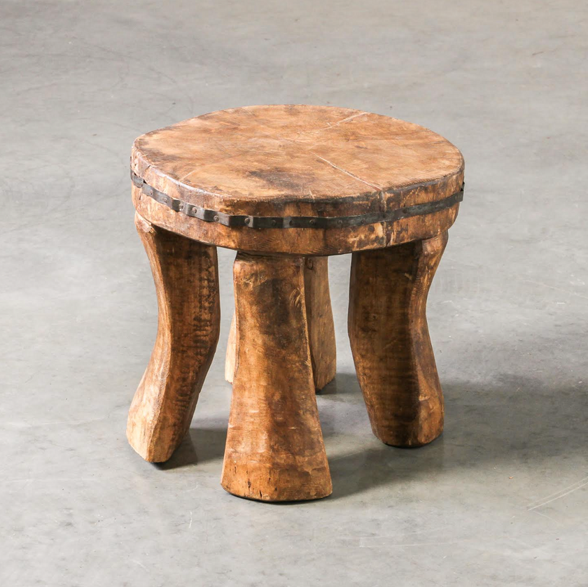 Vintage Indian Naga Stool