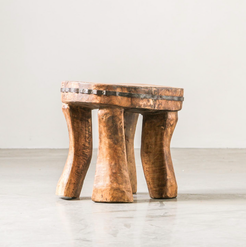 Vintage Indian Naga Stool