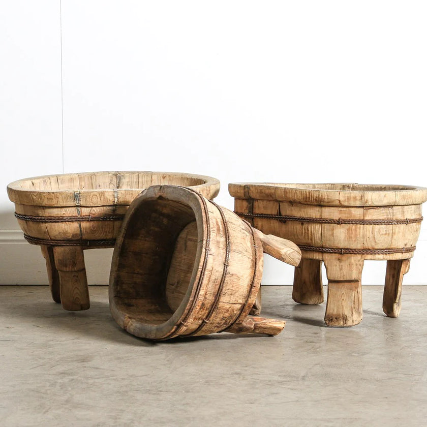 Antique Chinese Wash Basin Oval