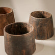 Vintage Indian Wooden Kitchen Bowl