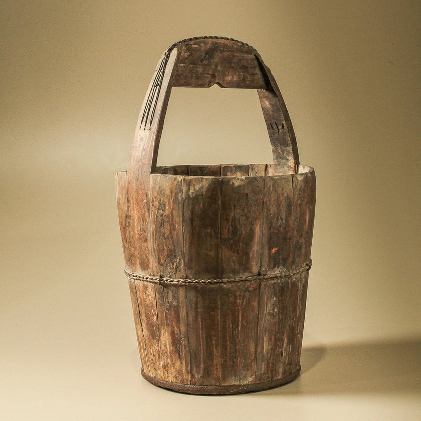 Chinese Antique Rice Bucket