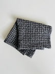 100% Organic Cotton Bamboo Waffle Face Cloth | Charcoal