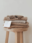 100% Organic Cotton Bamboo Waffle Standard Tea Towel/Hand Towel | Rust