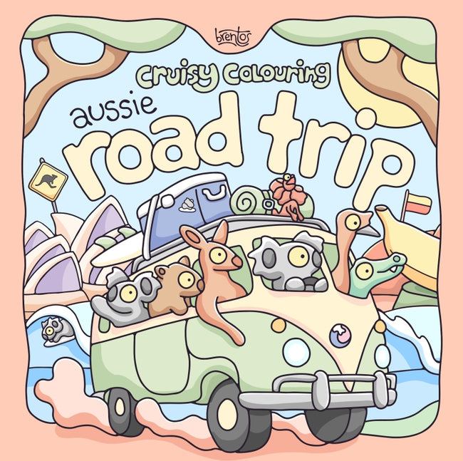 Cruisy Colouring: Aussie Road Trip By Brentos