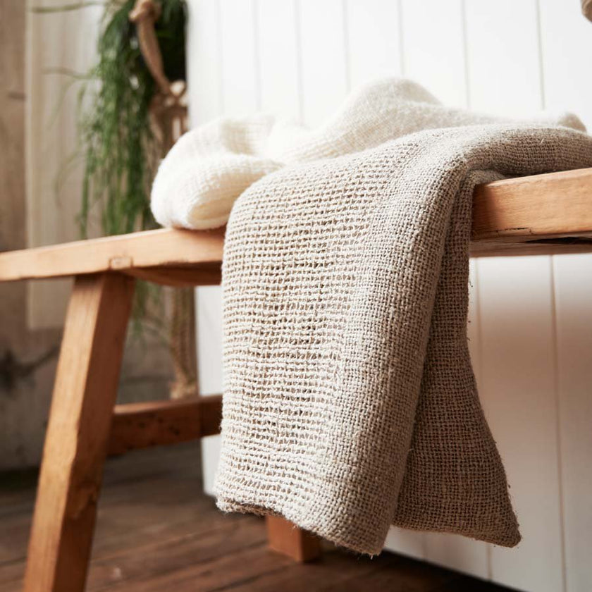 Linen Bath Towel - Natural (Set of 2)