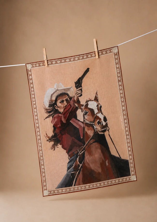 Got a Gun | Linen Tea Towel