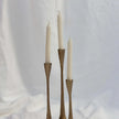 Forged Candle Pillar | Antique Brass