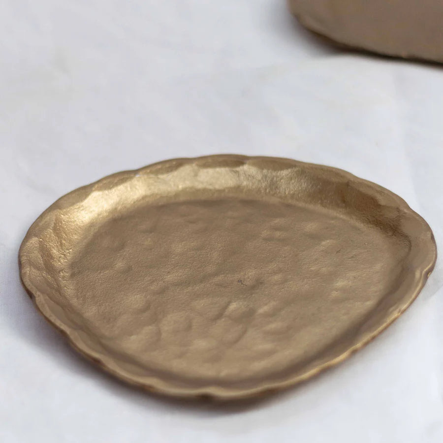 Forged Tray | Antique Brass