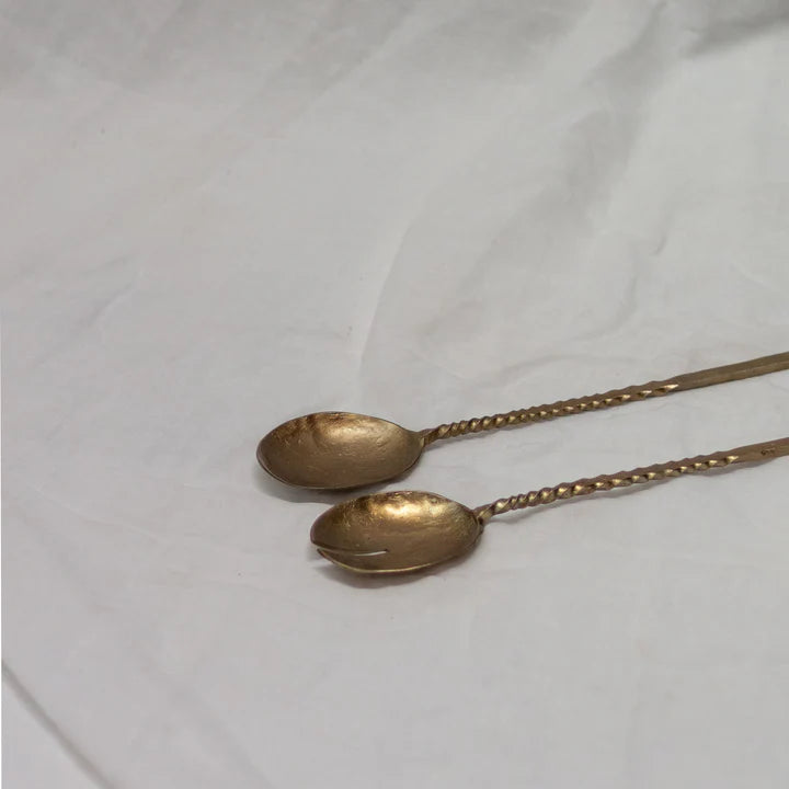 Forged Salad Servers