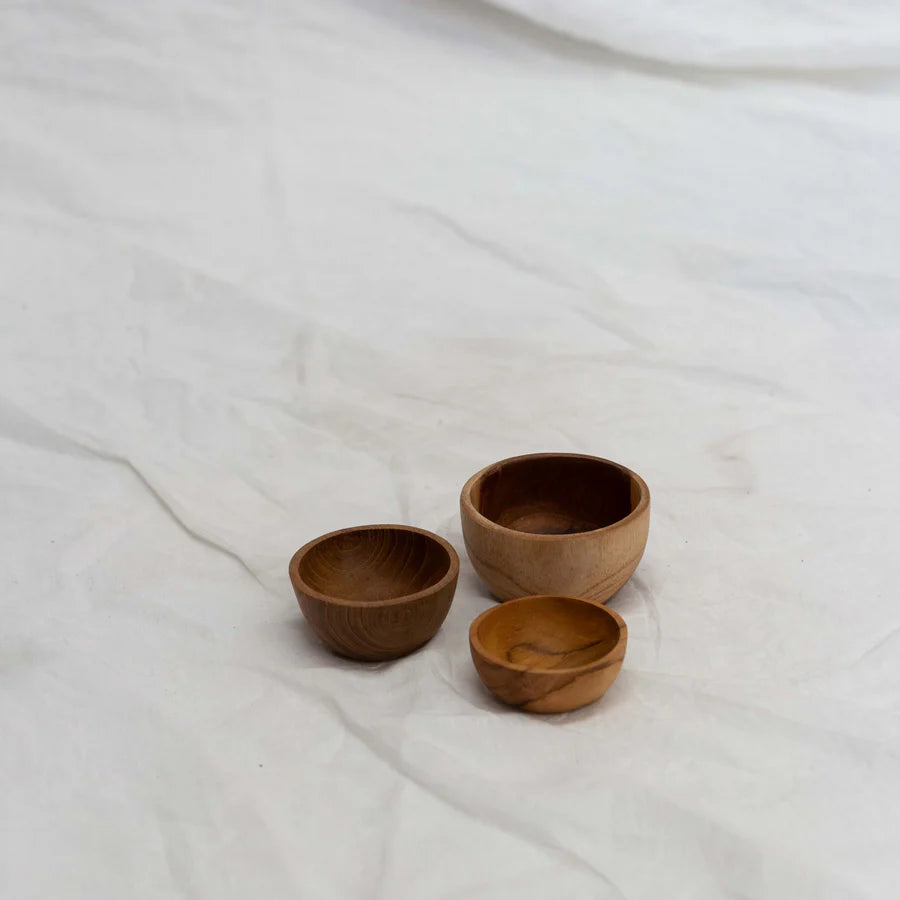 Teak Condiment Bowl | Natural