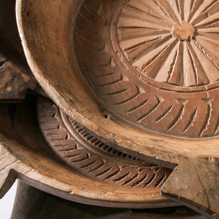 Vintage Indian Carved Parat