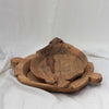 Old Indian Wooden Parat | Natural
