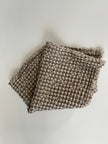 100% Organic Cotton Bamboo Waffle Face Cloth | Khaki