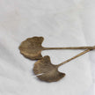 Leaf Salad Servers | Antique Brass