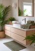 Organic Cotton Waffle Bathmat | Olive