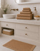 Organic Cotton Waffle Bathmat | Rust
