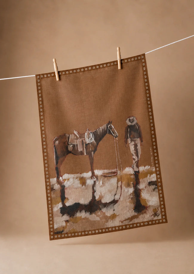 Lone Ranger 2.0 | Linen Tea Towel