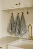 Pure French Linen Tea Towel | Marine Stripe