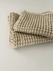 100% Organic Cotton Bamboo Waffle Face Cloth | Natural
