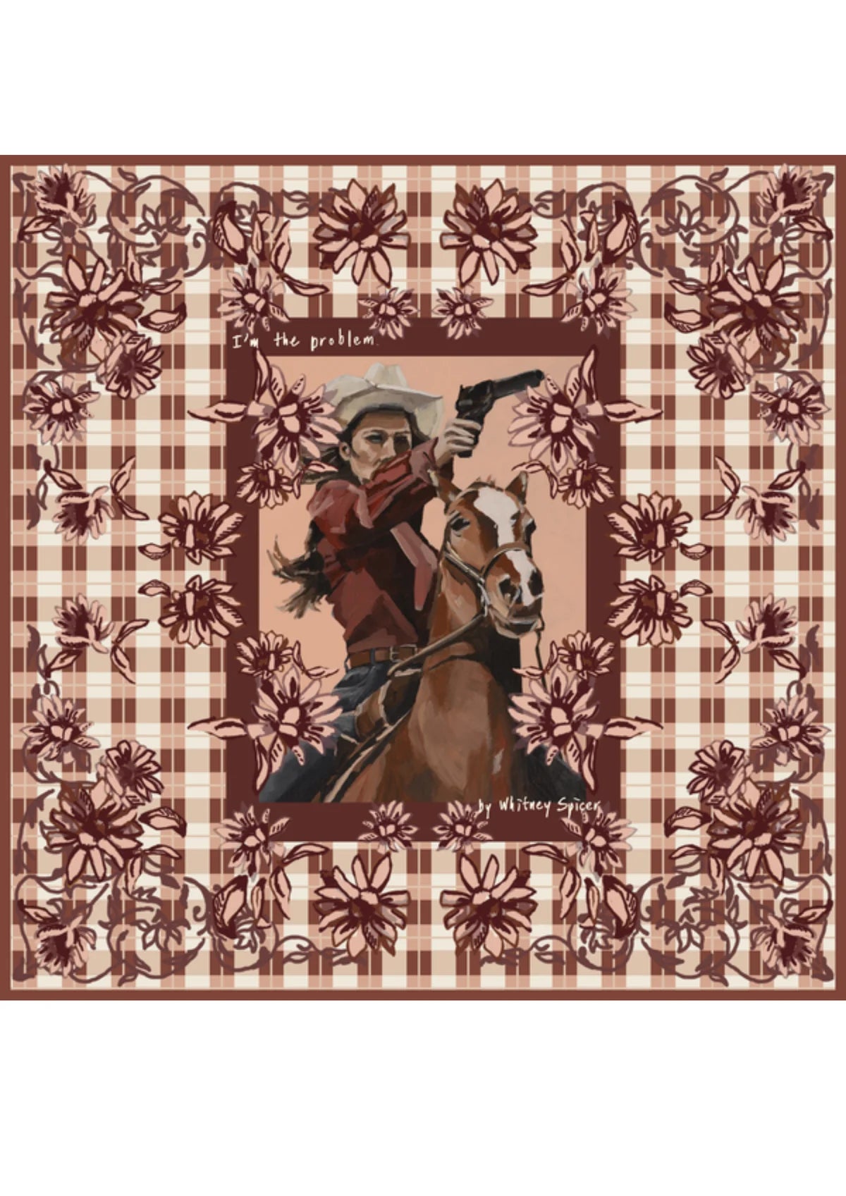 Pistol & Petal Cotton Bandana Scarf