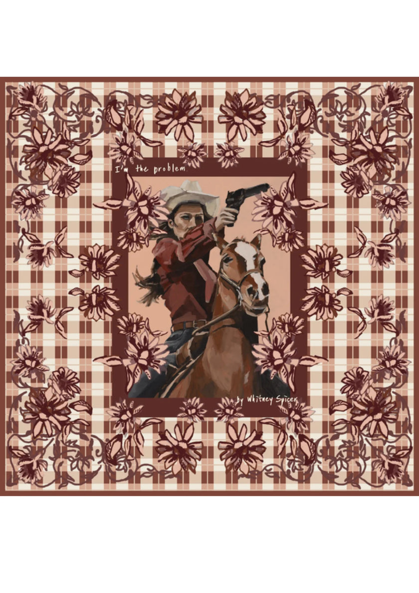 Pistol & Petal Cotton Bandana Scarf