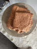 100% Organic Cotton Bamboo Waffle Face Cloth | Rust