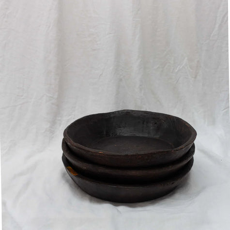Vintage Indian Bowl | Dark Stain