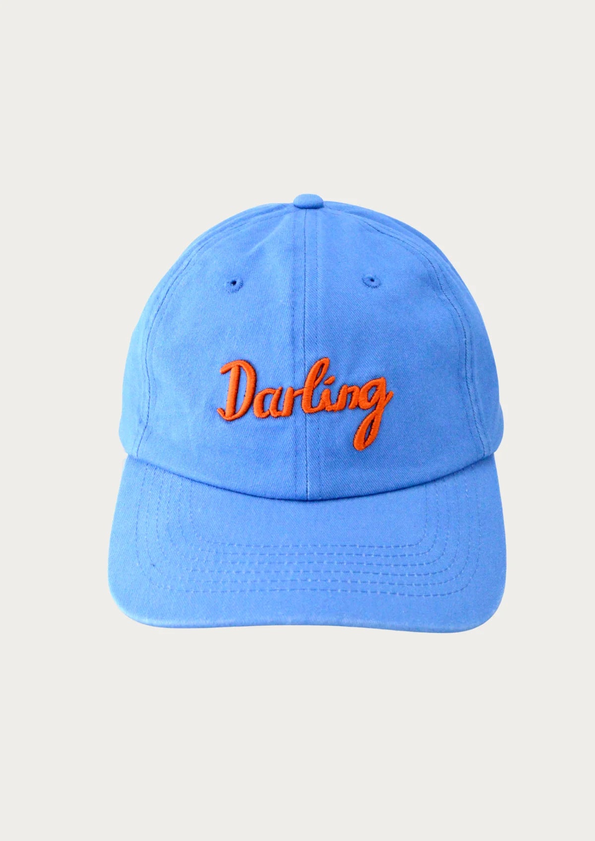 Vintage Wash Darling Cap | Blue/Orange